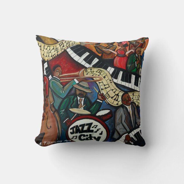 Coussin de ville de jazz (Recto)