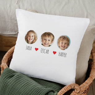 Coussin de visage enfant personnalisé   Photo pers