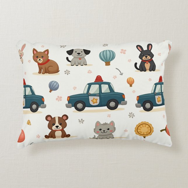 Coussin de voiture de police (Devant)