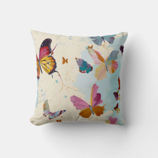 Coussin de vol de papillon gracieux - Vibrant