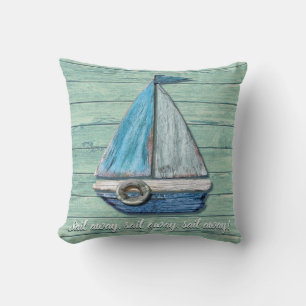 Coussin de yacht de conception de plage de bois de