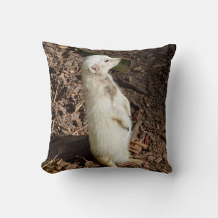 Coussin Debout blanc Meerkat, Cushion