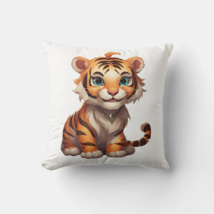 Coussin Décal mural adorable en tigre
