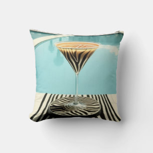 Coussin Déclaration du concepteur de cocktails Zebra Couss