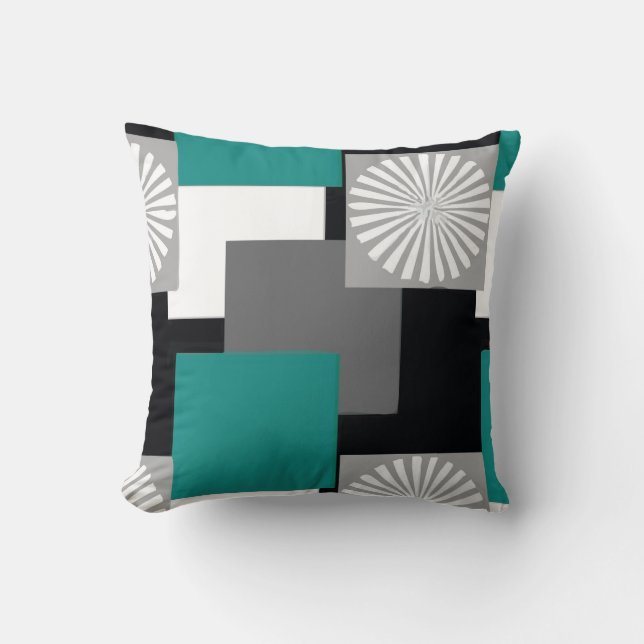 Coussin d'éclat de Teal (Recto)