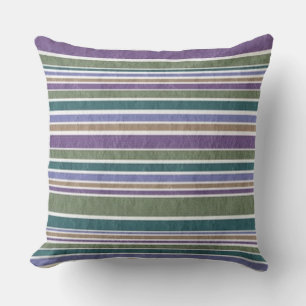 Coussin "DÉCONTRACTÉ CABANA STRIPE" Fun Trending Coloré