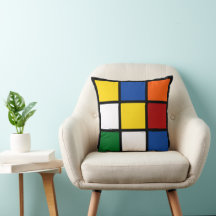 Décoquis "Quadro" Jaune et blanc