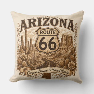 Coussin Décor Arizona Route 66 Canyon Dreams