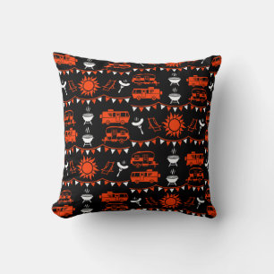 Coussin Décor camping Caravan