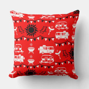 Coussin Décor camping Caravan