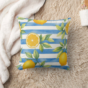 Coussin Décor de cuisine méditerranéen aux agrumes d'été