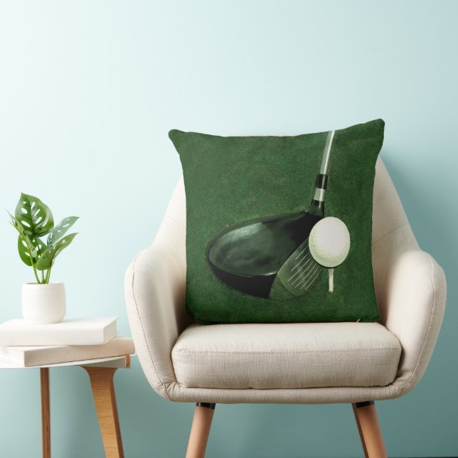 Coussin Décor de golf (Chaise)