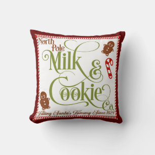 Coussin Décor de la maison de Noël du Pôle Nord