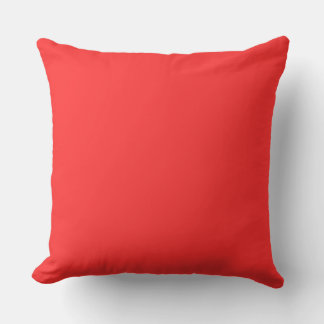 Coussin Décor de maison rouge et noir réversible
