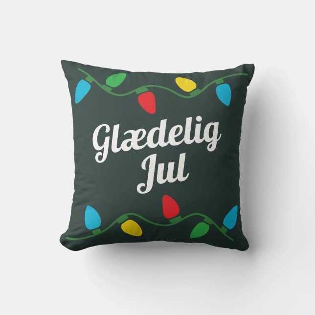 Coussin Décor de Noël au Danemark (Recto)