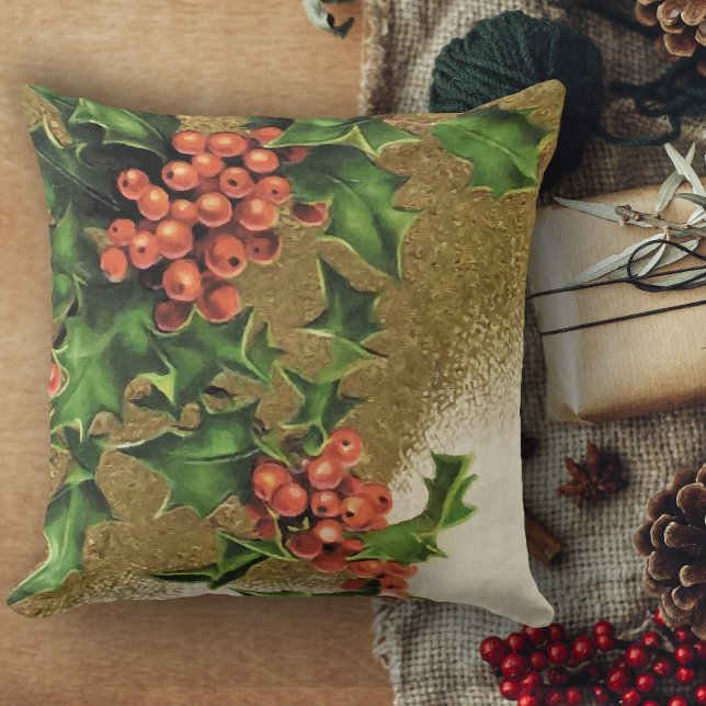 Coussin Décor de Noël Vintage Noël Père Noël (Christmas pillows vintage Christmas decor Santa Claus throw pillow for living room)