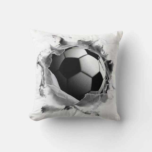 Coussin Décor de soccer créatif (Recto)
