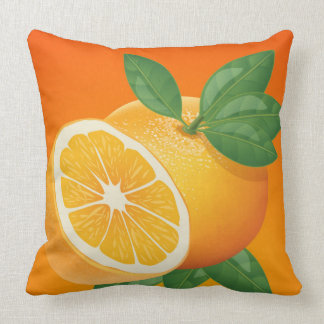 Coussin Décor décoratif orange de carreau d'agrumes