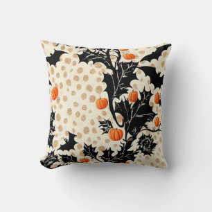 Coussin Décor d'Halloween d'automne par kedoki