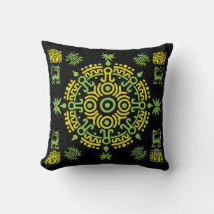 Coussin Décor d'origine artistique aztèque mexicaine