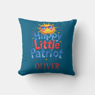 Coussin Décor du 4 juillet pour petit patriote
