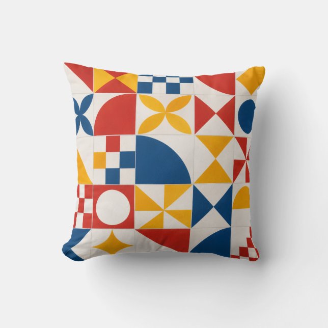 Coussin Décor Géométrique (Recto)