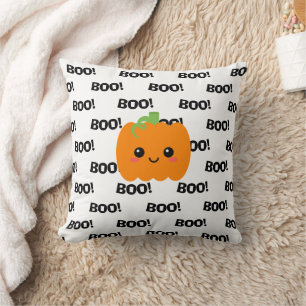 Coussin Décor maison d'Halloween, Citrouille