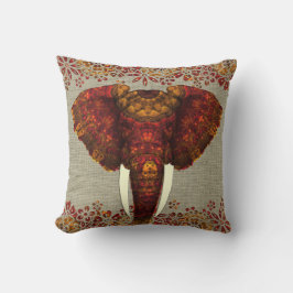 Coussin Décor Ornat décoré Elephant Design