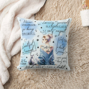 Coussin Décor santé mentale et bien-être