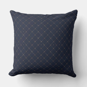 Coussin Décor Saphir Sophistiqué