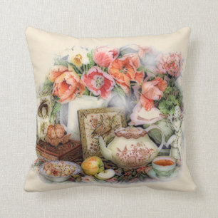 Coussin Décor victorien antique vintage élégant de pièce