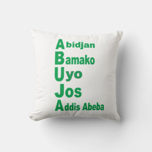 Coussin décoratif  40x40cm  AFRICA  TOURISM