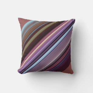 Coussin décoratif à bande réversible