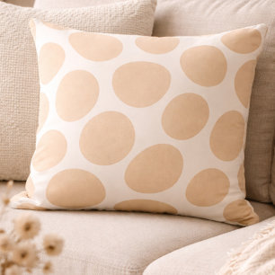 Coussin décoratif à géométrie de sable doux