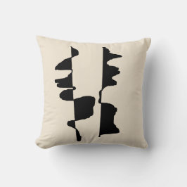 Coussin Décoratif Abstrait Dual face - Écru  Kissen