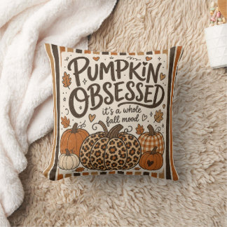 Coussin décoratif ambiance automne cosy obsédé de