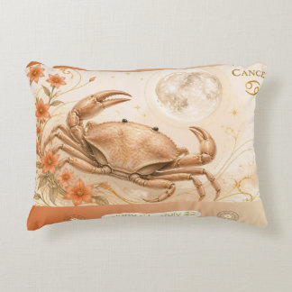 Coussin décoratif Art Nouveau Cancer