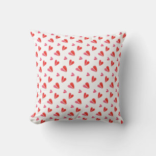 COUSSIN DÉCORATIF CARRÉ MINI CŒURS
