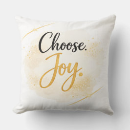Coussin décoratif « Choisissez la Joie »