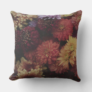 Coussin décoratif Chrysanthème de récolte Nocturne