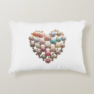 Coussin décoratif Cœur floral orné de joyaux — Max