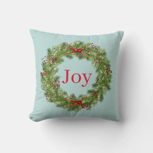 Coussin décoratif - Couronne de Noël