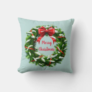 Coussin décoratif - Couronne de Noël