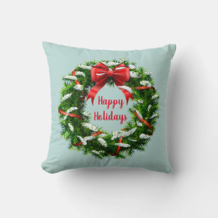 Coussin décoratif - Couronne de Noël