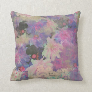 coussin décoratif de belle fleur colorée