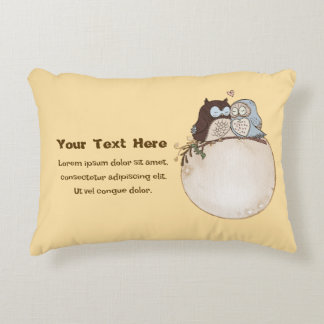  Coussin décoratif de hibou personnalisé Coussin d