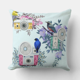 Coussin décoratif d'oiseaux