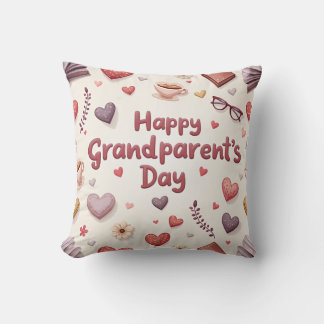 Coussin décoratif du jour du grand-parent