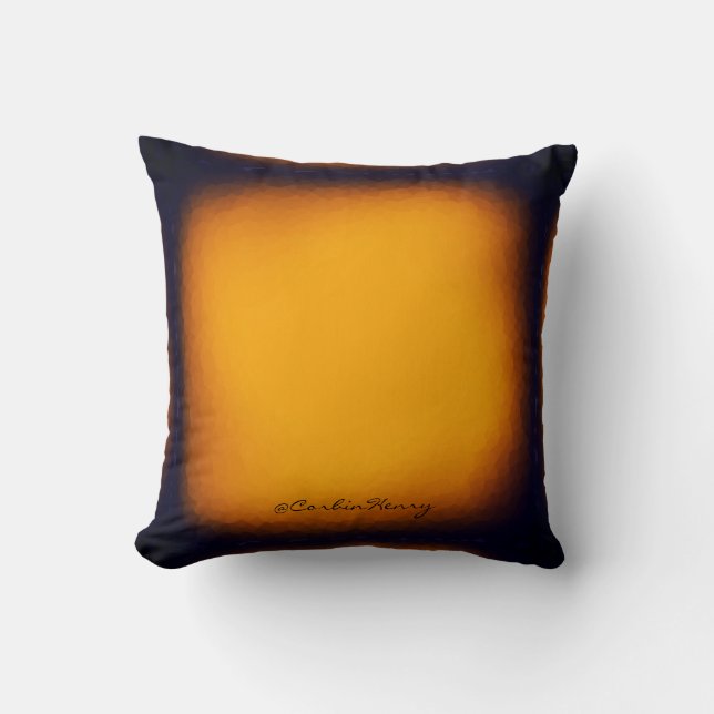 Coussin décoratif en mosaïque inspirée par Rothko (Recto)
