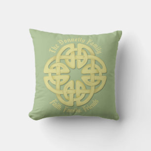 Coussin décoratif en polyester celtique, 40 x 40 c